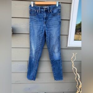 Madewell Blue Straight Leg Jeans